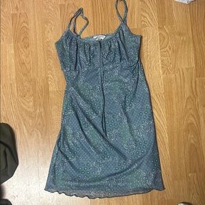 Brave Soul Teal Paisley Chemise